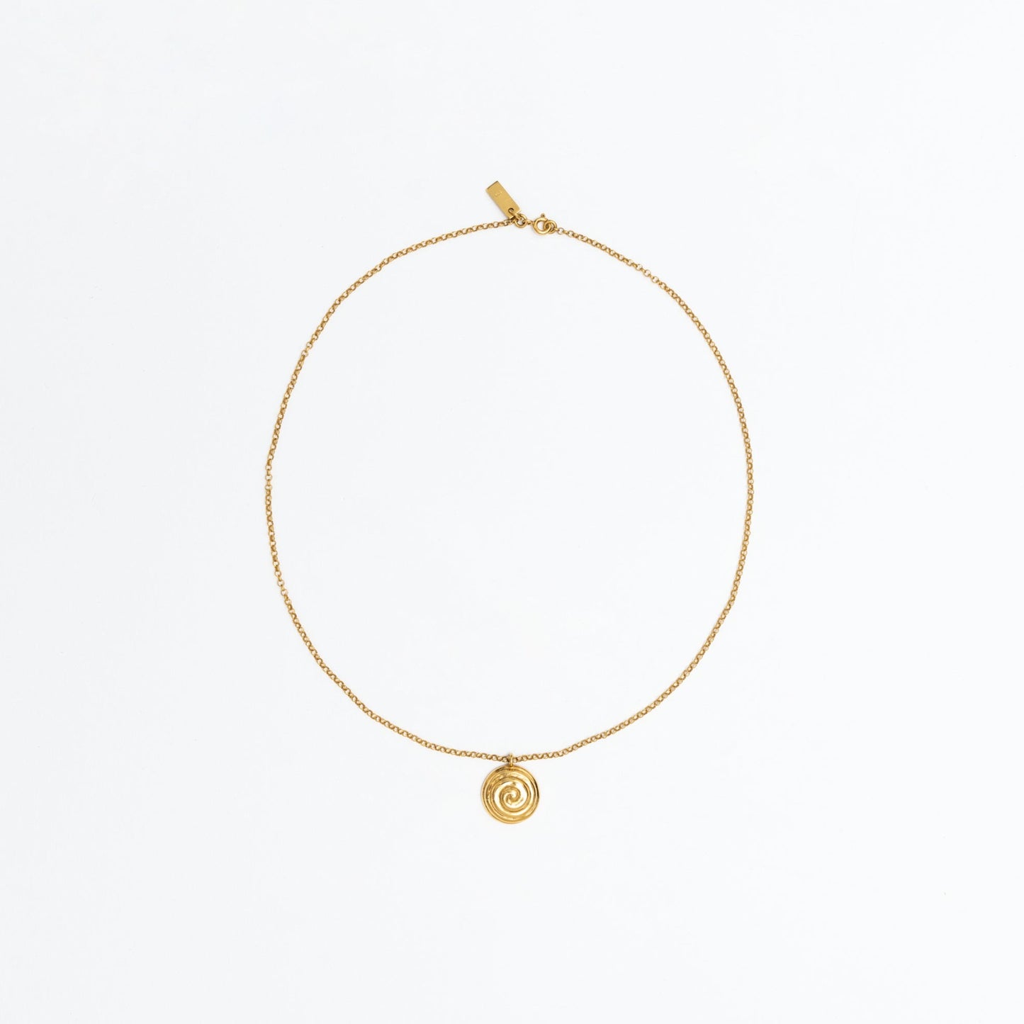 Gold pendant with chain