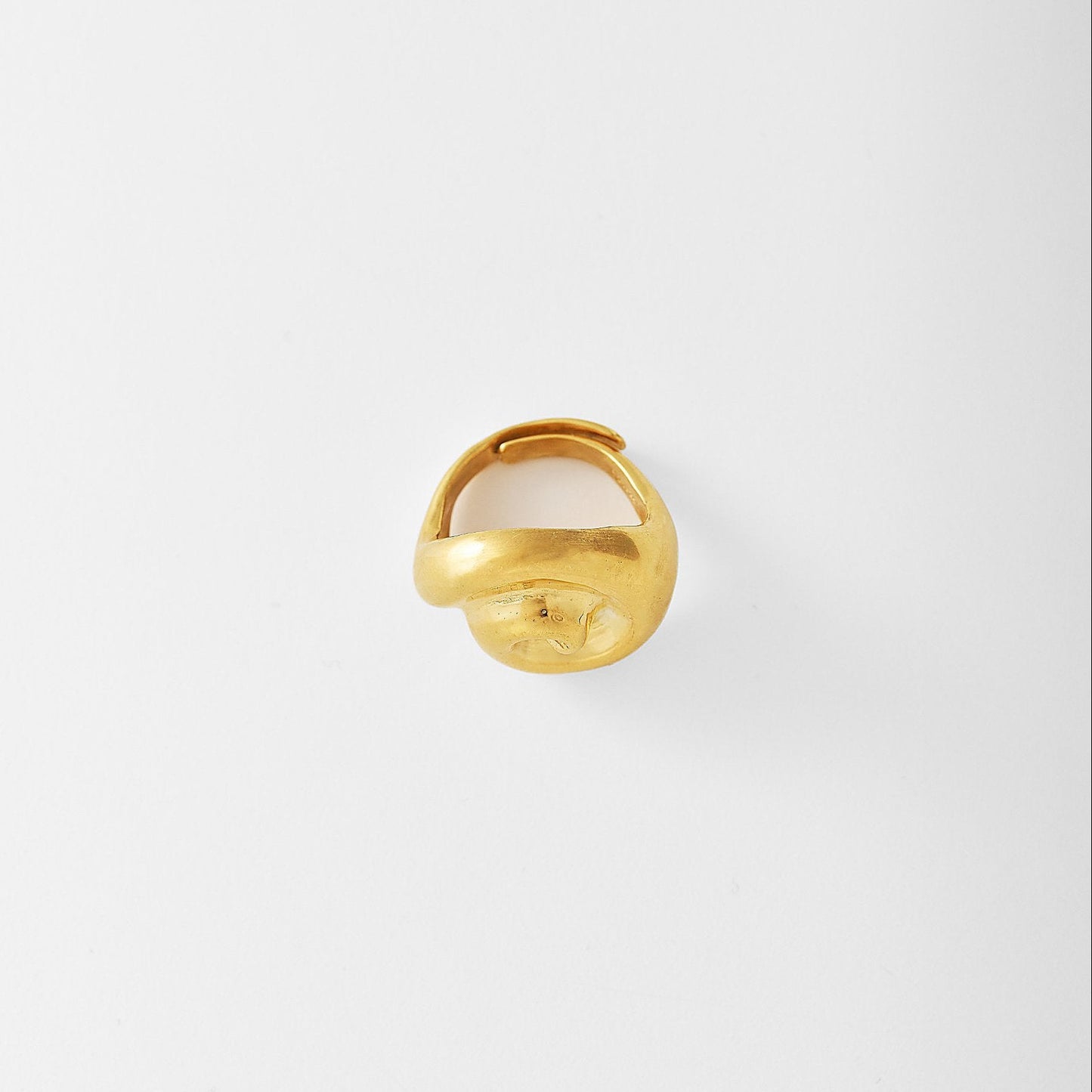 GEBER SPIRAL RING - GOLD