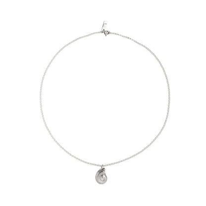 Small silver pendant with chain