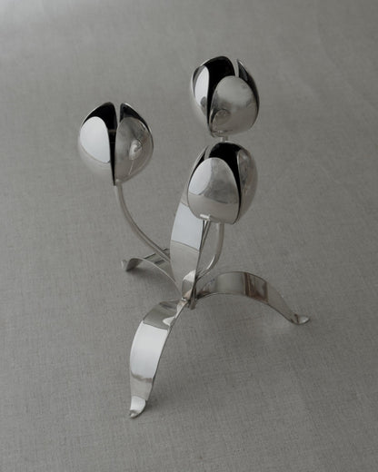 VINTAGE SILVER-PLATED CANDELABRA