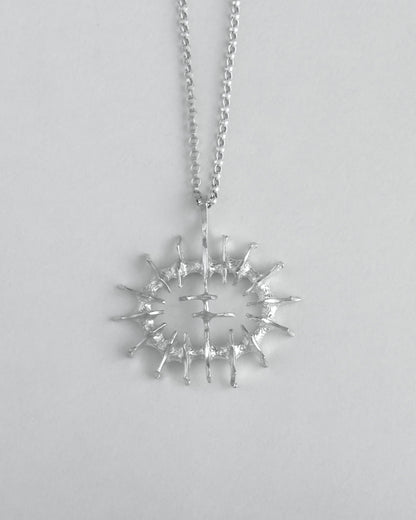 VINTAGE SILVER NECKLACE BY STUDIO ELSE & PAUL