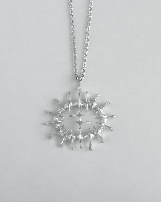 VINTAGE SILVER NECKLACE BY STUDIO ELSE & PAUL