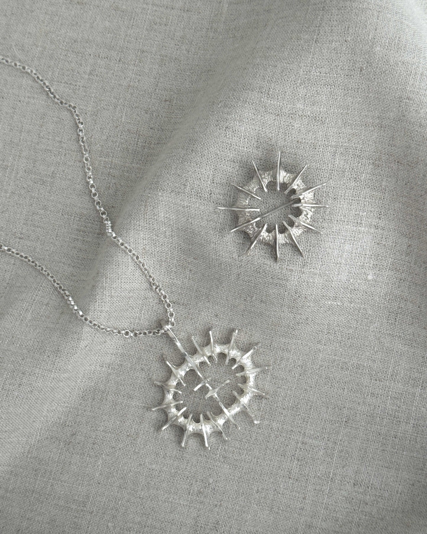 VINTAGE SILVER NECKLACE BY STUDIO ELSE & PAUL