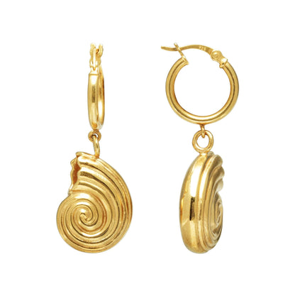Gold earrings