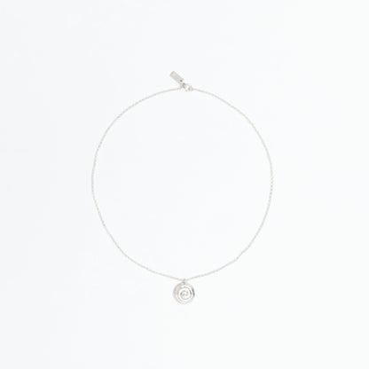 Silver pendant with chain