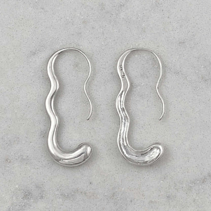 Product photo of earrings front and back